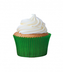 Forminha Greasepel Cupcake Verde Bandeira N.0 Lisa 45un