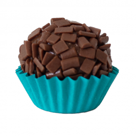 Forminha Papel Azul Turquesa N.05 Lisa 100un