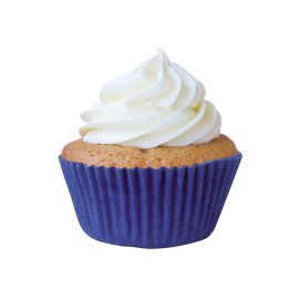 Forminha Greasepel Mini Cupcake Azul Royal N.02 Lisa 45un