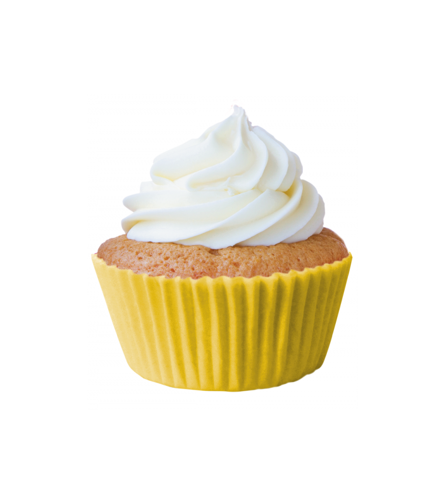 Forminha Greasepel Mini Cupcake Amarelo N.02 Lisa 45un
