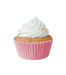 Forminha Greasepel Mini Cupcake Rosa Bebe N.02 Lisa 45un