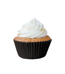 Forminha Greasepel Mini Cupcake Preta N.02 Lisa 45un