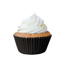 Forminha Greasepel Mini Cupcake Preta N.02 Lisa 45un