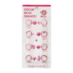 Kit de Bico Plastico Grande c/ 8un