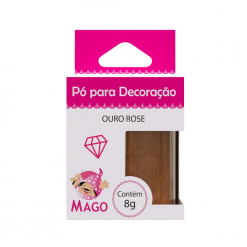 Pó para Decoração Ouro Rose 8g