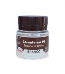 Corante Alimentício em Pó Lipossolúvel Dióxido de Titânio Branco 15g