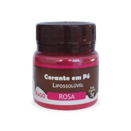Corante Alimentício em Pó Lipossolúvel Rosa 5g