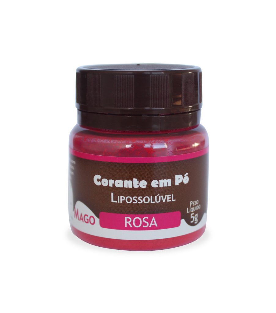 Corante Alimentício em Pó Lipossolúvel Rosa 5g