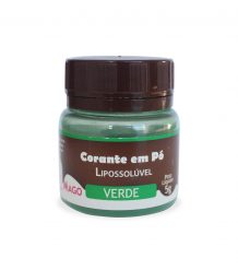 Corante Alimentício em Pó Lipossolúvel Verde 5g
