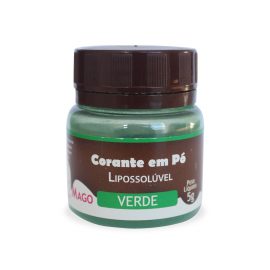 Corante Alimentício em Pó Lipossolúvel Verde 5g