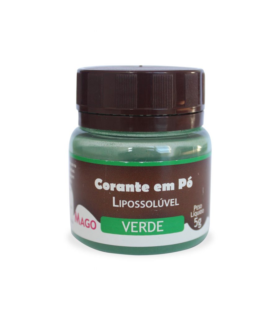 Corante Alimentício em Pó Lipossolúvel Verde 5g