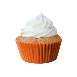 Forminha Greasepel Mini Cupcake Laranja N.02 Lisa 45un