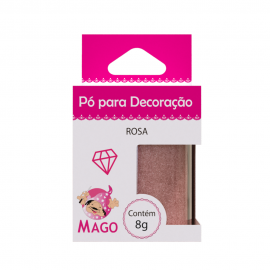 Pó para Decoração Rosa 8g
