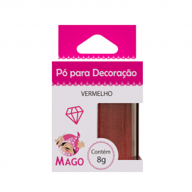 Pó para Decoração Vermelho 8g