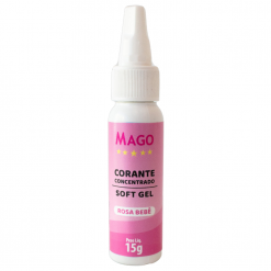 Corante Alimentício Soft Gel Rosa Bebê 15g