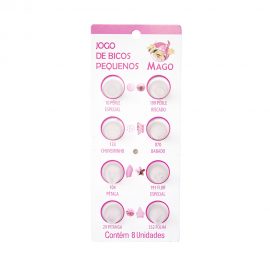 Kit de Bico Plastico Pequeno c/ 8un