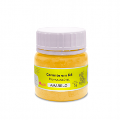 Corante Alimentício em pó Hidrossolúvel Amarelo 5g