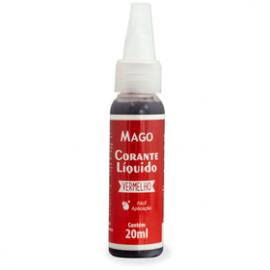 Corante Alimentício líquido vermelho 20ml