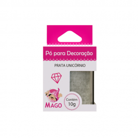 Pó para decoração Prata Unicórnio 10G
