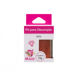 Pó para decoração Rose 10G
