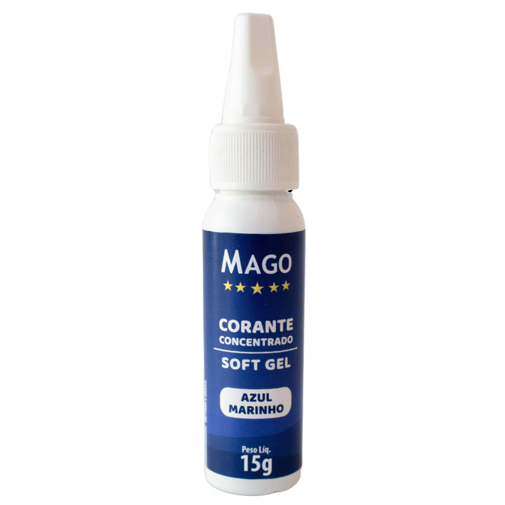 Corante Alimentício Soft Gel Azul Marinho 15G