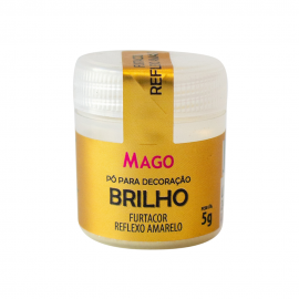 Pó para Decoração Furtacor Reflexo Amarelo 5g