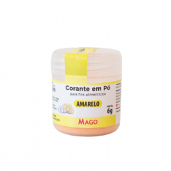 Corante em pó para fins alimenticio Amarelo 1un 6g