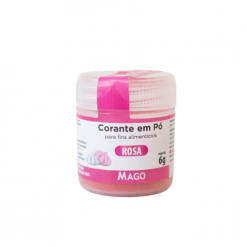 Corante em pó para fins alimenticio Rosa 1un 6g