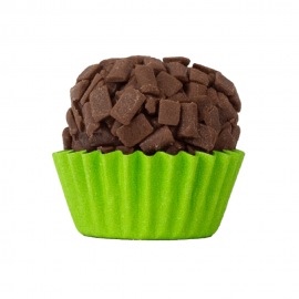 Forminha Papel Verde Limão N.06 Lisa 100un