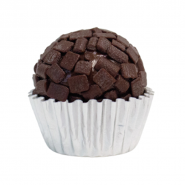 Forminha Metalizado Prata N.05 Lisa 50un