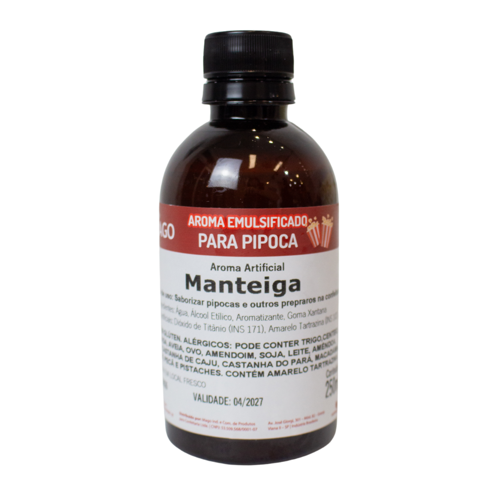 Aroma articifical para pipoca de Manteiga 250ml