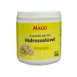 Corante Alimentício em pó Hidrossolúvel Amarelo 100g