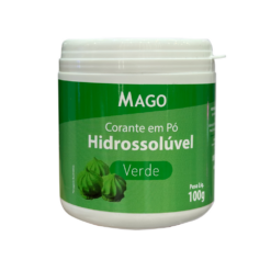 Corante Alimentício em pó Hidrossolúvel Verde 100g